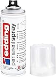 edding 5200 Permanent Spray Klarlack - transparent seidenmatt - 200 ml - Acryllack für ein...