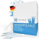 60x Nasenspülsalz · große Vorratspackung · praktische Sticks · NARSA® Nasensalz für die...