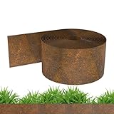 Bordüre für Garten | Rasenkante - Dekorativer Zaun 10 Meter für Wege Hof Garten Outdoor...