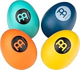 Meinl Percussion Egg Shaker Set - 4 verschiedene Lautstärken - Mit Weich, Medium, Laut, Extra Laut...