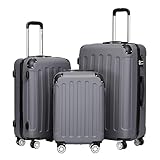 BEIBYE Zwillingsrollen Hardcase Reisekoffer Koffer Trolleys Hartschale in XL-L-M in 14 Farben...