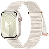 Higgs Gewebtes Nylon Armband Kompatibel mit Apple Watch Armband 41mm 40mm 38mm Damen Herren, Sport...