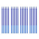 Aomhrek Radierbare Stifte & Ersatzminen, 20er-Pack Wegradierbare Stifte Schwarz & Blau, 0,5mm Feine...