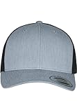 Flexfit Unisex Retro Trucker 2-Tone Baseballkappe, Heather/Black, one Size