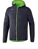 Erima Herren Basic Steppjacke, Dunkelgrau/Green Gecko, L EU
