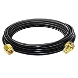 Maswell LMR240 Äquivalent Koaxialkabel 2m 2.0m, 50Ohm Low Loss SMA Verlängerungskabel, SMA Stecker...