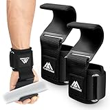 flintronic Power Zughilfen Krafttraining, Leder Zughilfe für Bodybuilding, 8MM Neopren-Polsterung...