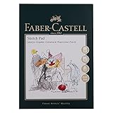 Faber-Castell Art & Graphic Skizzenblock, A4 160 g / m² Block mit 40 Blatt