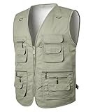 KTWOLEN Herren Outdoor Weste Winterweste Fleeceweste Freizeit Jagdwesten Trekking Wanderweste...