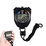 Jaimela Digital Sport Stoppuhr Timer, Handheld Chronograph Digital Uhren Stoppuhr mit Wecker,...