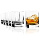 Stölzle Lausitz Whisky Gläser New York Bar 6er-Set 250 ml – Hochwertige Whisky Tumbler in...