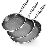 Kratzfeste, gehämmerte Pfanne für alle Herdsorten mit gleichmäßiger Wärmeverteilung in 22, 26,...