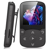 AGPTEK MP3 Player Bluetooth 5.3 Sport 32GB mit 1,5 Zoll TFT Farbbildschirm, Mini Musik Player mit...