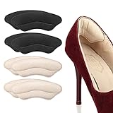 Sibba 8 Stück Fersengriffe für Damen zu große Schuhe, selbstklebende Schuh-Pads Aufkleber für...