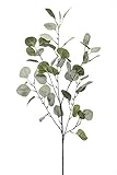 artplants.de Kunstzweig Eukalyptus Zweig Colton, grün-grau, 85cm - Deko Eucalyptus