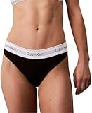 Calvin Klein Damen String Thong mit Stretch, Schwarz (Black), S