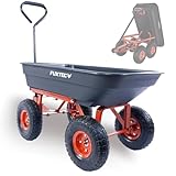 Fuxtec Kippwagen FX-KW2175 bis max. 300kg Zuladung und max. 150 kg bei gekippter Funktion,...
