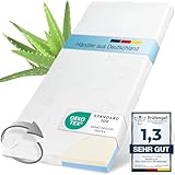 maxVitalis Viskoelastischer Matratzen-Topper 90 x 200 cm, Orthopädische MemoryFoam Komfort...