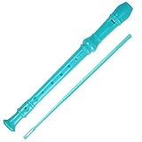 Sopran Recorder Flöte Flauta Blockflöte aus Kunststoff Griffweise Deutsche Musikalische Recorder 8...