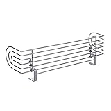 HI Herdschutzgitter Metall (ca. 60 x 18,5 x 14 cm) - Schutzgitter Herd, Herdschutzgitter Kinder,...