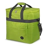outdoorer große Kühltasche Cool Butler 40 - grüne Faltbare Thermotasche 40 l für Ausflüge,...