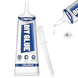 Miioto Bastelkleber Transparent, Schmucksteinkleber, Rhinestone Glue, Schmuckkleber Extra Stark...