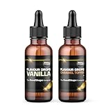 Flavour Drops zuckerfrei Set 2x 50 ml - Vanille & Karamell-Toffee | Geschmackstropfen OHNE KALORIEN...