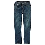 Carhartt Unisex Rugged Flex Relaxed Fit Low Rise 5-Pocket Tapered Jeans, Canyon, 32W / 32L EU