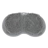 IWOWHERO Rutschfestes Fußmassagepad aus Tpe 23X30cm mit Saugnäpfen für Fußreinigung und Massage...