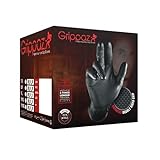 GRIPPAZ Nitril-Handschuhe, Farbe:schwarz, Größe:XL