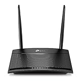 TP-Link 4G LTE Router 150 Mbit/s Wifi N 300 Mbit/s TL-MR100, 4G-Modem, 4G-Box, 2 x SMA für externe...