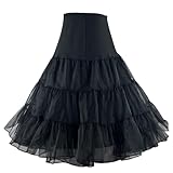 RULTA 50er Jahre Frauen Retro Petticoat Unterrock Vintage A-Linie Crinoline Halb Slips Rockabilly...