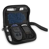 MEDMAX Diabetiker Tasche, Tasche für Blutzuckermessgerät Teststreifen Testkit, Reisetasche für...