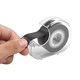 ewtshop® Schwarzes Magnet-Tape mit Abroller, 1,8cm x 3m, 3 Meter selbstklebendes Magnetband,...