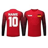 ORYG Personalisierte Torwarttrikots Kit Gepolstert Erwachsener Herren mit Name Number Team Logo