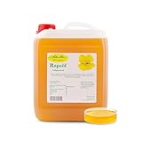 Rapsöl 100% kaltgepresst, 10 Liter Kanister, reines Rapsöl, Pflanzenöl