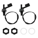2 Stücke Wasserstand Sensor, Seitlich Montierter Flüssigkeit Schwimmerschalter mit Federdraht...