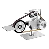 Mqwdxzfes 550W Bürstenloser Bandschleifer Holz, 220V Bandschleifmaschine mit Digitaldisplay,...