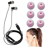 TOBBOMEY USB C In Ear Kopfhörer mit Ergonomischem Design Noise Cancelling Mikrofon Kabelgebunden...