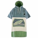 Wave Hawaii Curitiba Surfponcho für Körpergrößen von 170-200 cm Poncho 100% ÖKO Baumwolle...