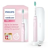 Philips Sonicare 3100 elektrische Zahnbürste, Schallzahnbürste, Andruckkontrolle und Timer,...