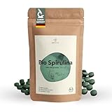 BIO Spirulina Tabletten 1000 x 250 mg, rückstandskontrolliert, nach EU-ÖKO-Standard hergestellt,...