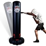 ZERRO Boxsack Durchmesser 30cm Kinder Erwachsene Freistehender Aufblasbare Standboxsack 166cm Boxing...