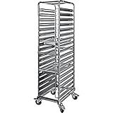 SARO Regalwagen für 1/1 GN – Für 18 GN-Behälter – Etagenabstand 75 mm – Tragkraft 150 kg...