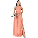 Anaya with Love Damen Womens Ladies Maxi One Cold Shoulder Dress with Slit Split Sleeveless Prom...