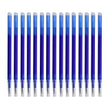 Lamkrtlp Ersatzminen 0,7mm, [15 Stk] Ersatzminen blau 0,7mm Radierbare Tintenroller, thermosensitive...