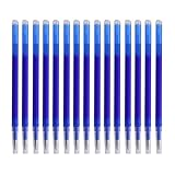 Lamkrtlp Ersatzminen 0,7mm, [15 Stk] Ersatzminen blau 0,7mm Radierbare Tintenroller, thermosensitive...