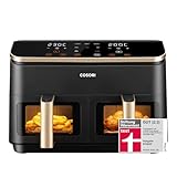 COSORI Heißluftfritteuse 2 Kammern, Airfryer Testsieger der Stiftung Warentest, 6-in-1 Dual Zone...