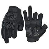 Seibertron T.T.F.I.G 2.0 Men's Tactical Military Gloves Flexible Rubber Knuckle Protective for...