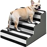 Pawk Hundetreppe Haustiertreppe, fürs mit abnehmbarem Bezug, 3 Stufen hochdichtem Schaumstoff für...